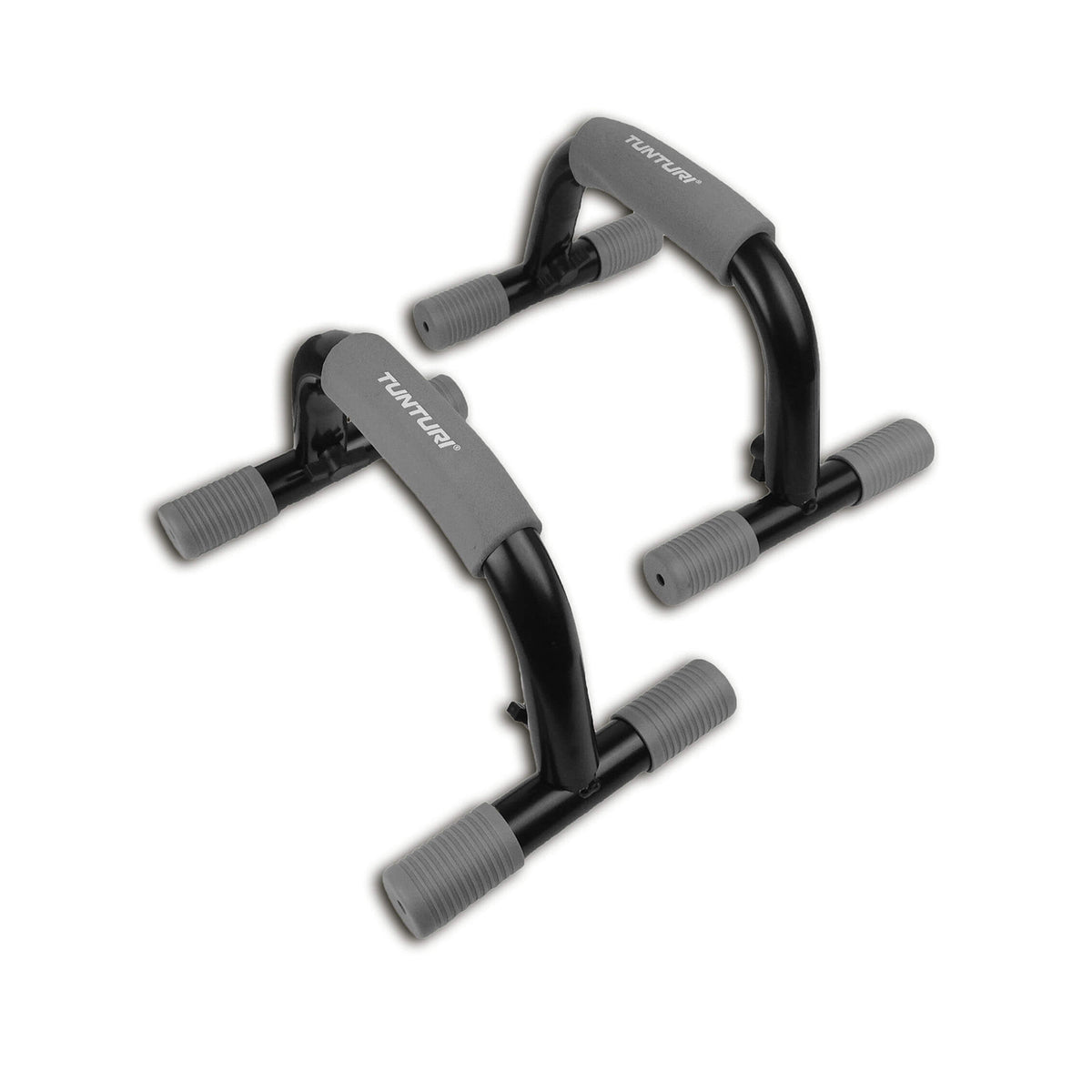 TUNTURI Push Up Bars, sort-grå