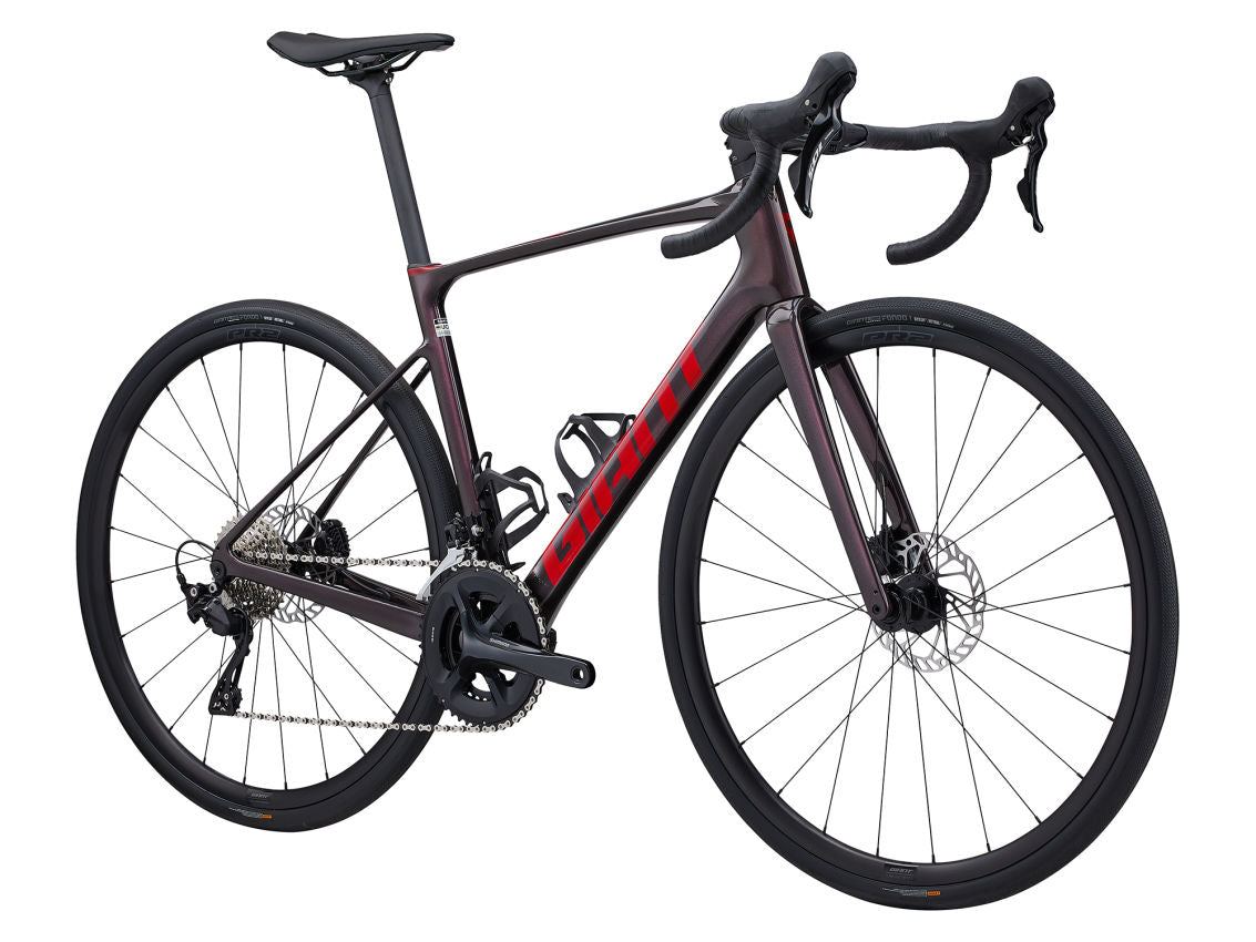Landevejscykel GIANT Defy Advanced 2, Tiger Red