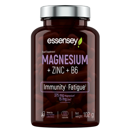 Magnesium TREC ESSENSEY MAGNESIUM+ZINK+B6 120 kapsler