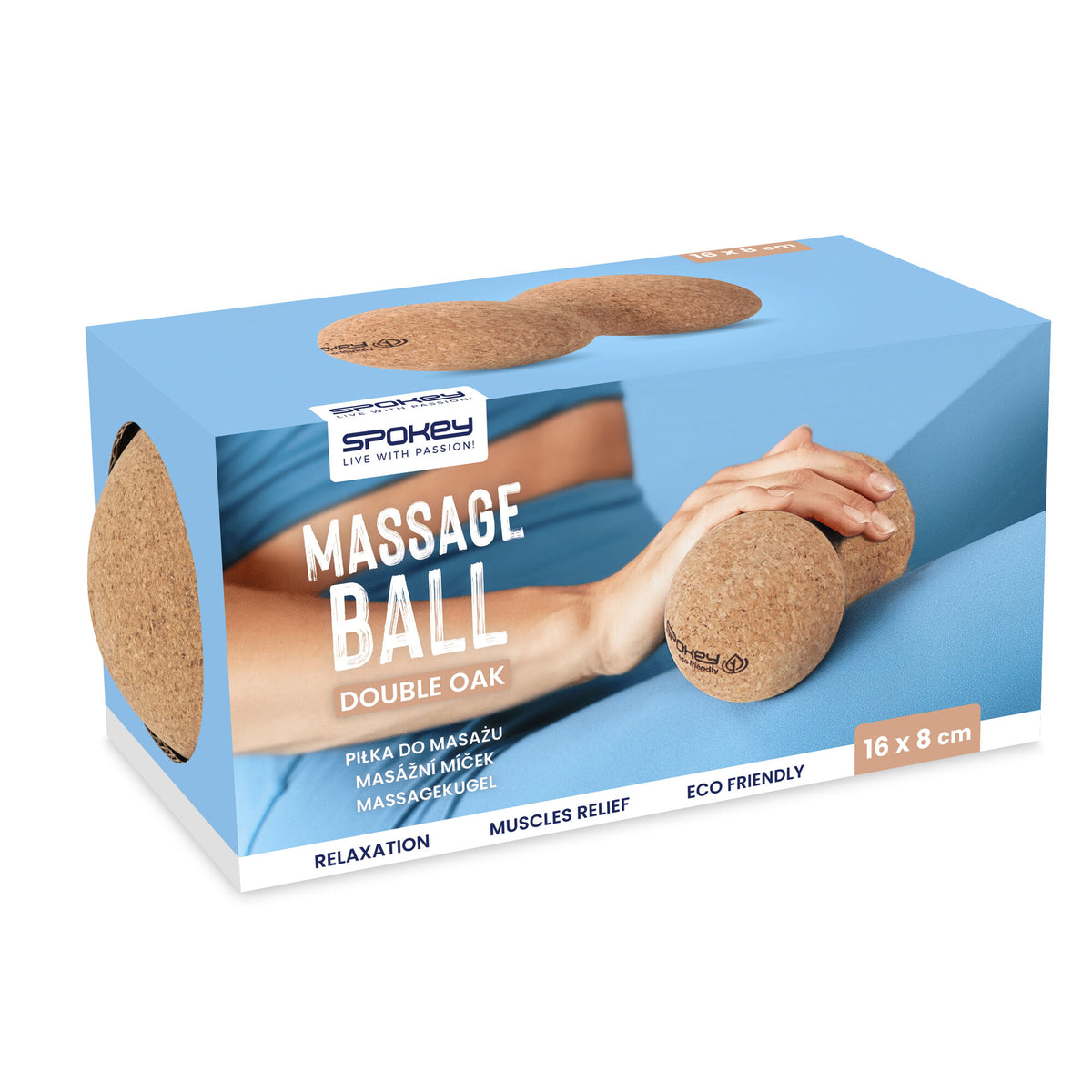 Massagebold SPOKEY Double Oak, kork