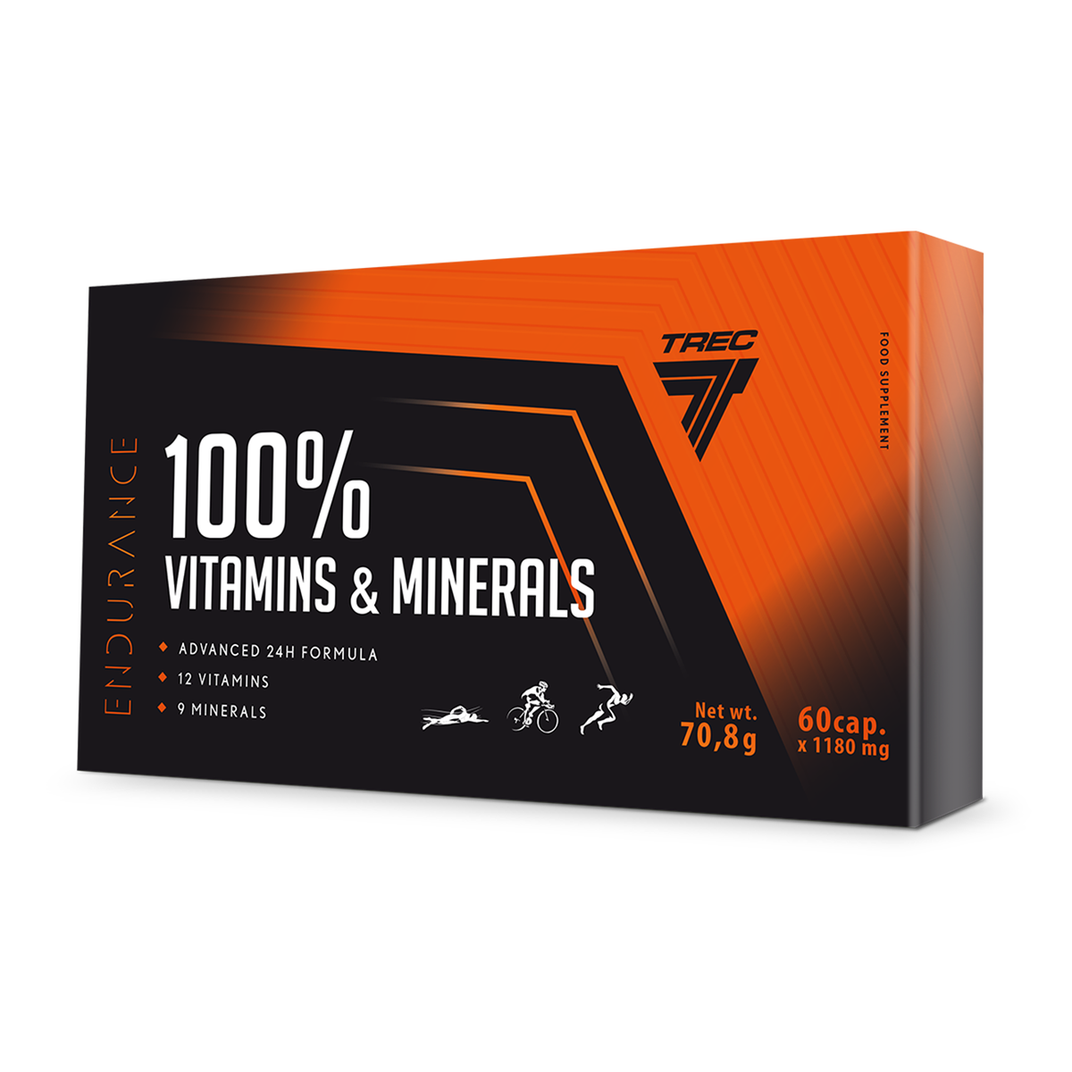 Mineral komplex TREC 100% VITAMINS & MINERALS 60 kapslar
