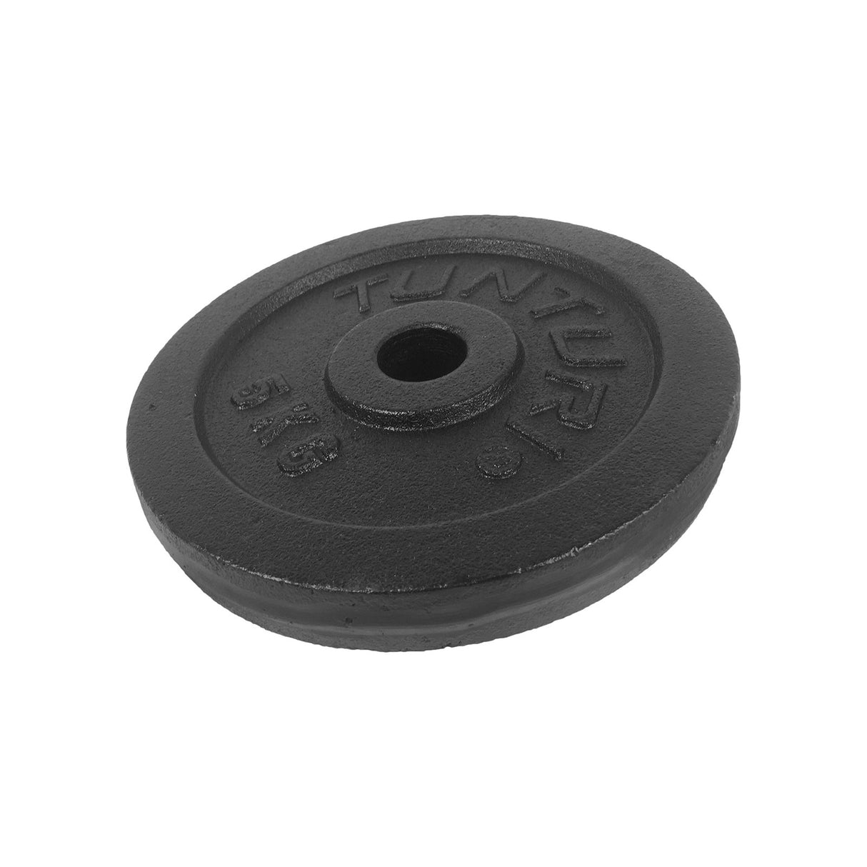 Viktplatta TUNTURI Plate Black, 30 mm, 5 kg