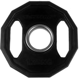 Viktskivor TUNTURI Olympic Rubber Plates, 50 mm, 1.25 kg