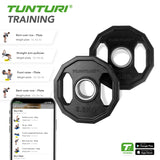 Viktskivor TUNTURI Olympic Rubber Plates, 50 mm, 2.5 kg