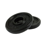 Viktskivor TUNTURI Plates Black, 30 mm, 0.5kg