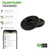 Viktskivor TUNTURI Plates Black, 30 mm, 0.5kg