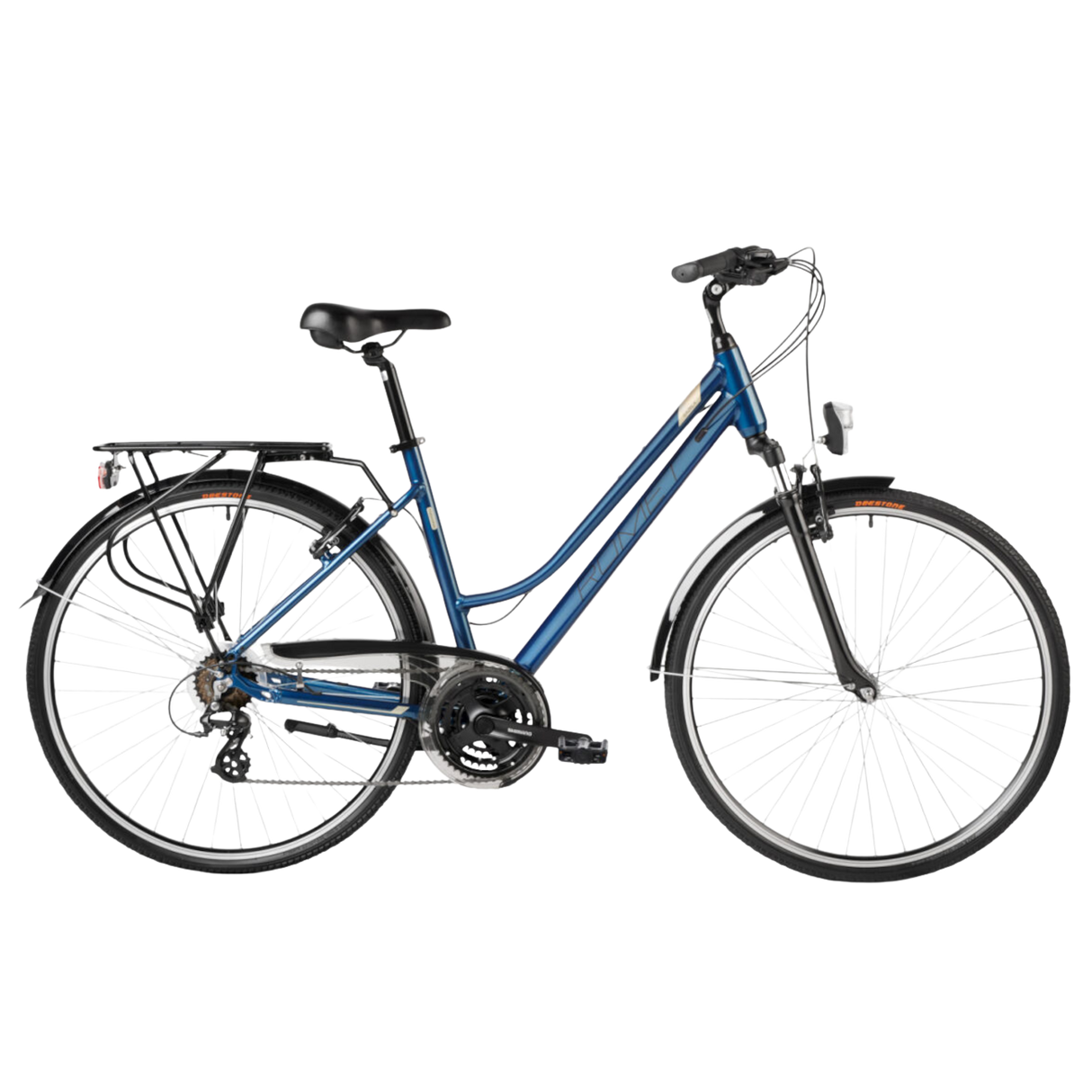 Cykel ROMET Gazela 0, turkos-guld