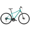 Damcykel ROMET Orkan 3 D, turkos-vit-grå
