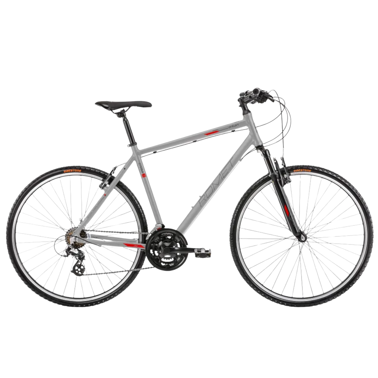 Herrcykel ROMET Orkan M, grå-röd