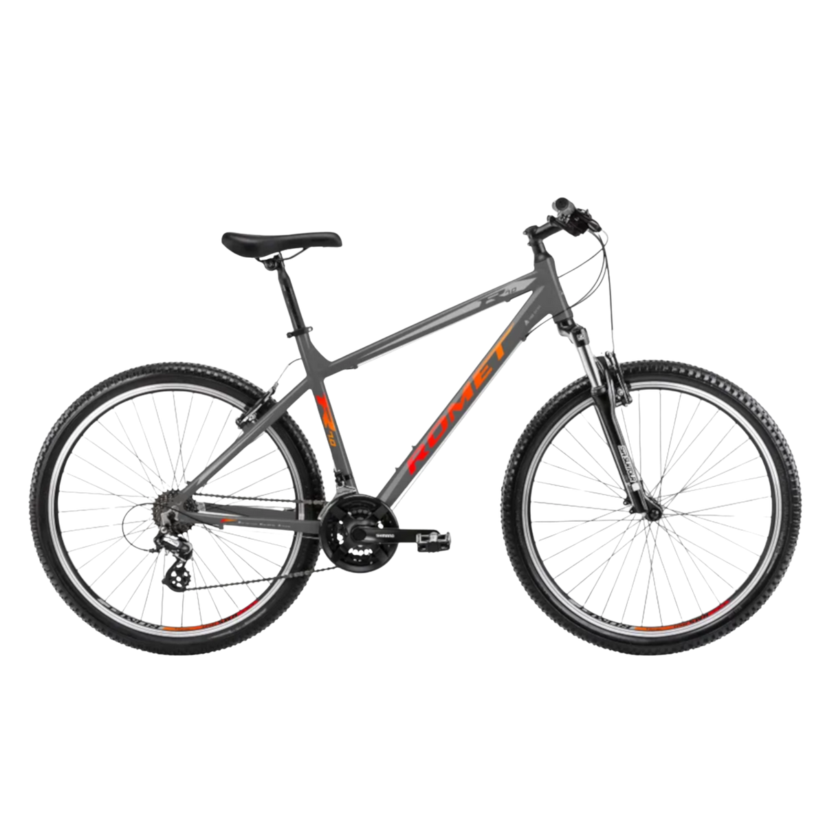 Cykel ROMET Rambler R7.0: 27,5", grå-rød