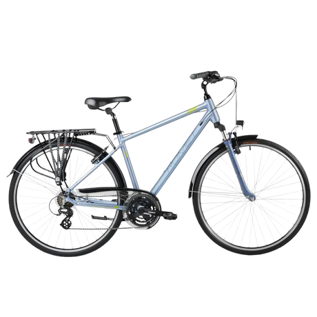 Grågrön ROMET Wagant 0 hybridcykel i sidovy