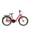 Børnecykel S'COOL Wave Steel LTD, 20" koral/rød
