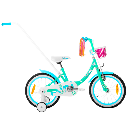 Barncykel Tabou Mini Alu 16", för 4-6 år