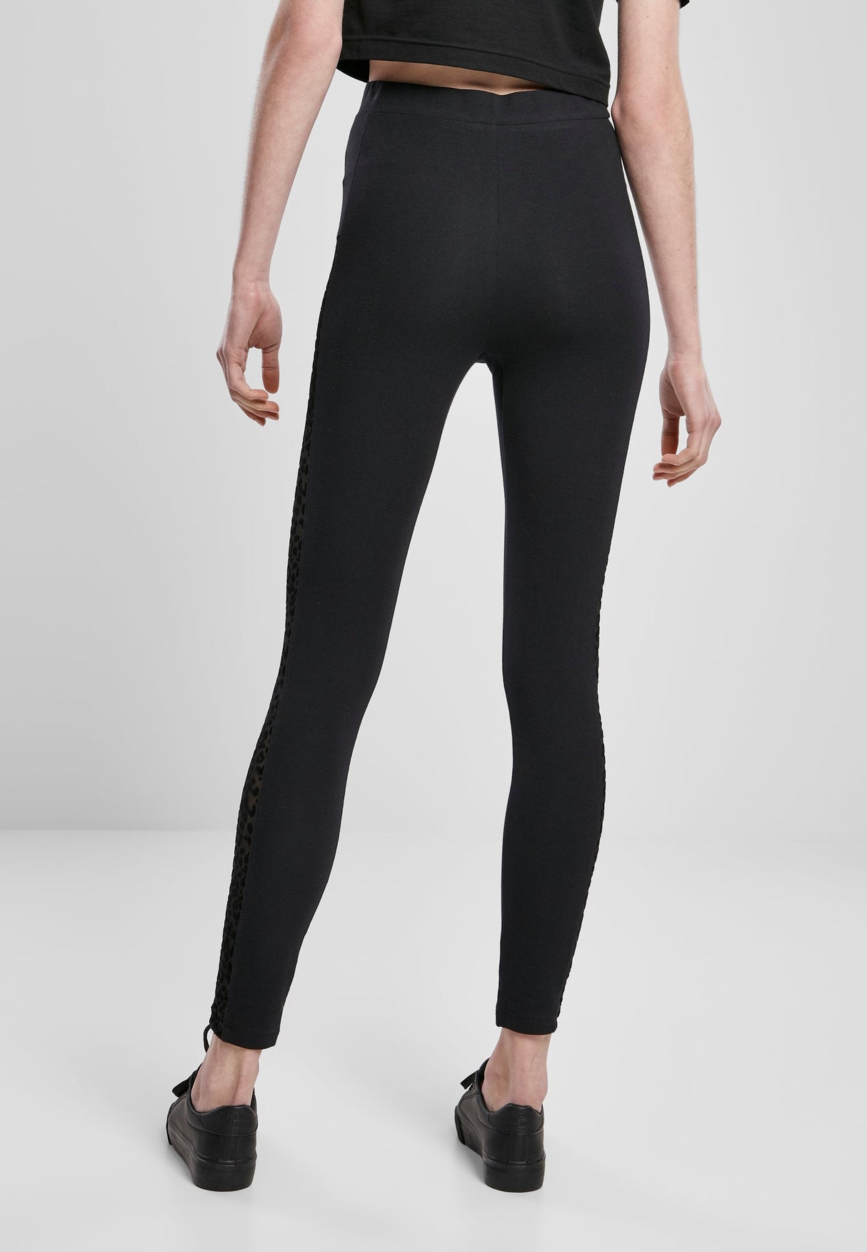 UC Flock Blonde Stripe Leggings