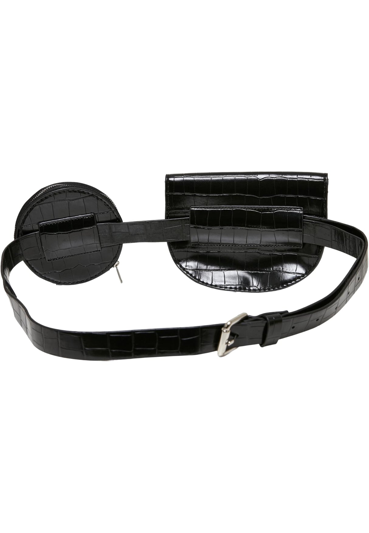 UC Croco Synthetic Leather Double Beltbag