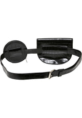 UC Croco Synthetic Leather Double Beltbag