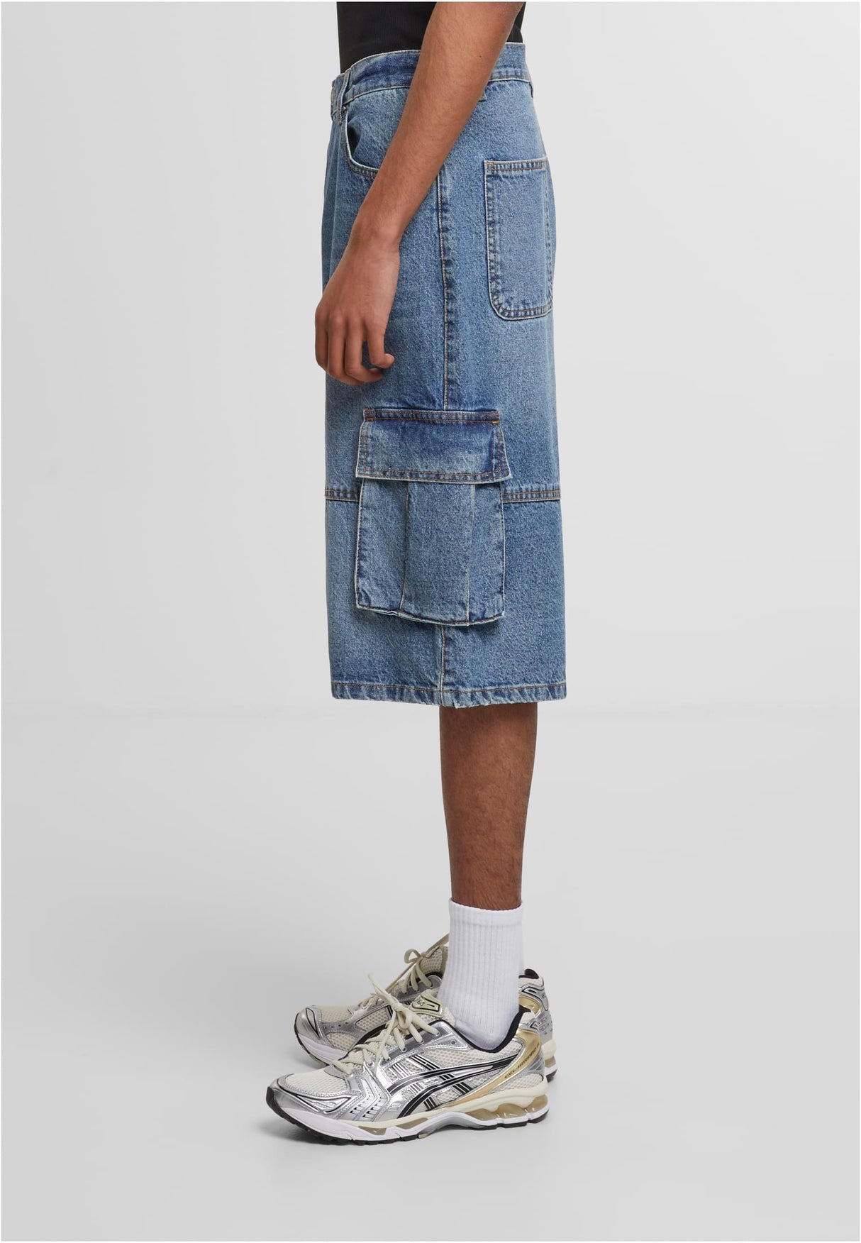 UC Relaxed Denim Cargo Shorts