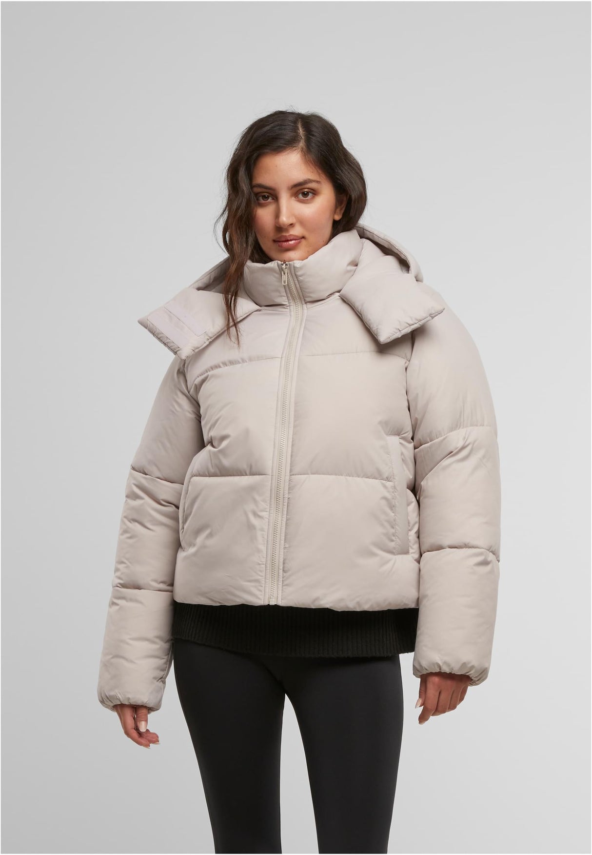 UC Hooded Collar Puffer Jacket