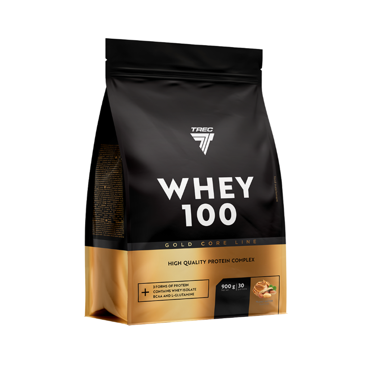 Proteinpulver TREC GOLD CORE WHEY 100 PEANUT BUTTER 900g