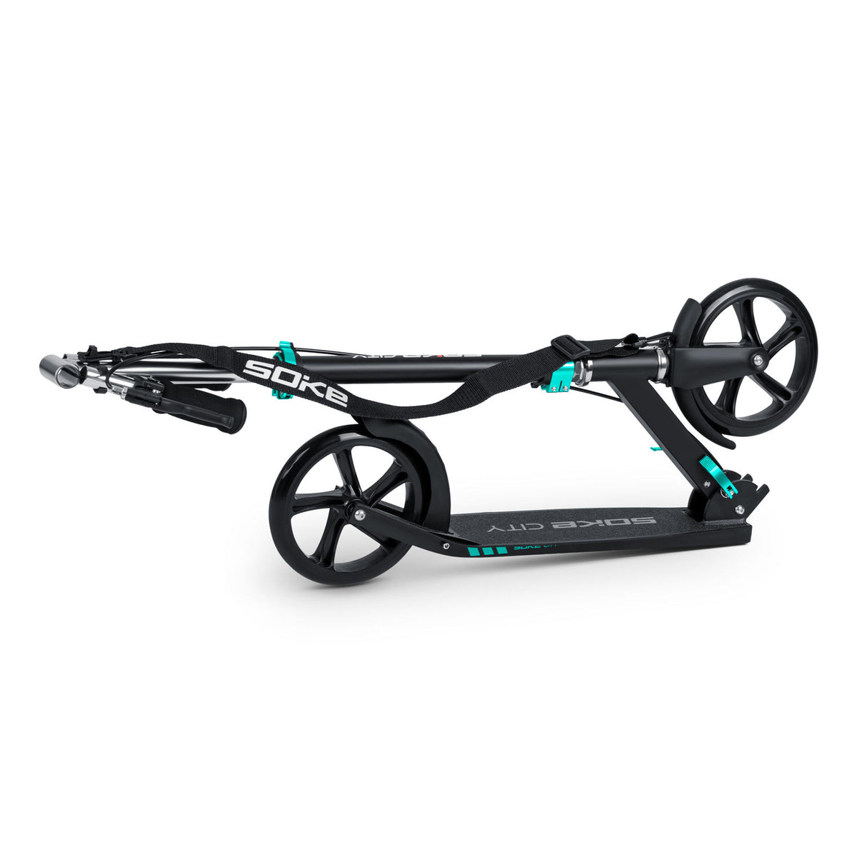 Scooter SOKE City, black-turquoise