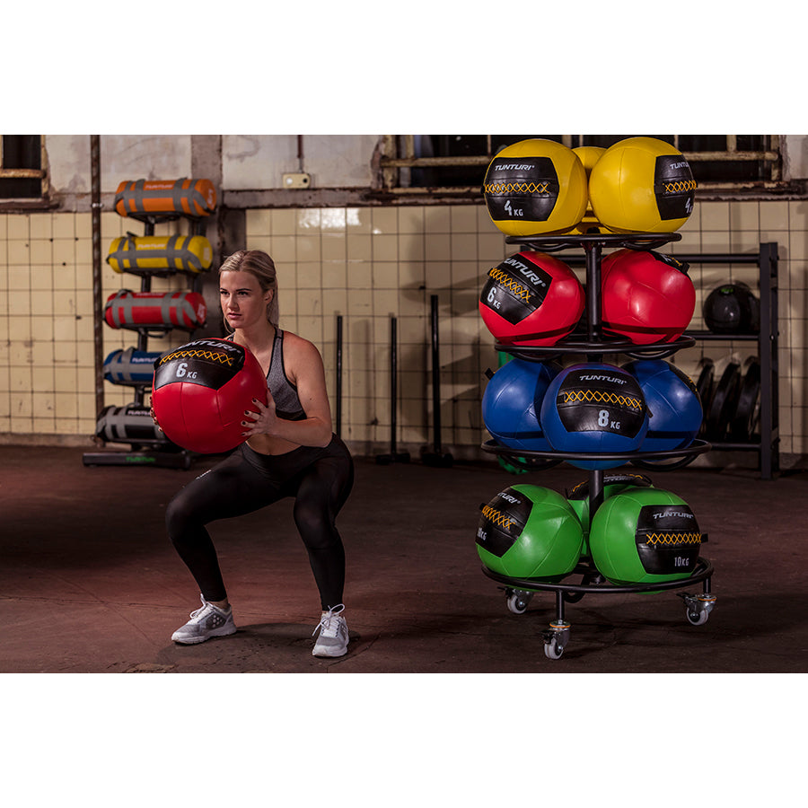 Tunturi Wall Ball 10 kg, grön