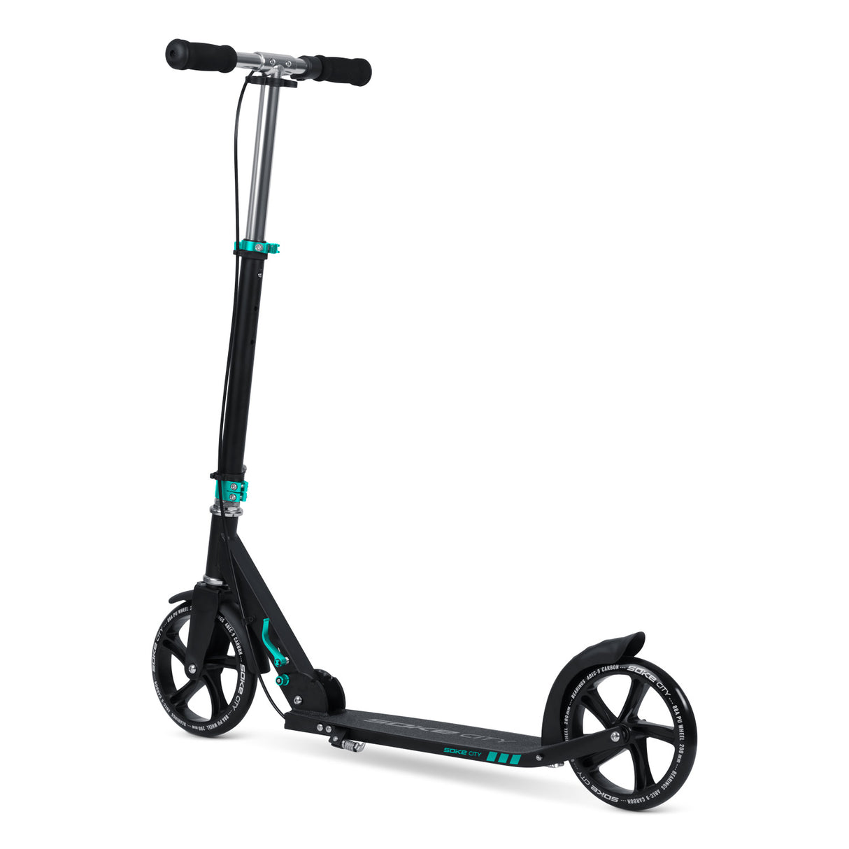 Scooter SOKE City, black-turquoise