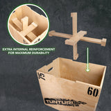 Träningsbox TUNTURI Plyo Box Wood 40/50/60cm