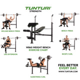 Træningsbænk Tunturi WB60 Olympic Width Weight Bench