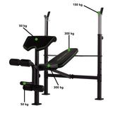 Träningsbänk Tunturi WB60 Olympic Width Weight Bench