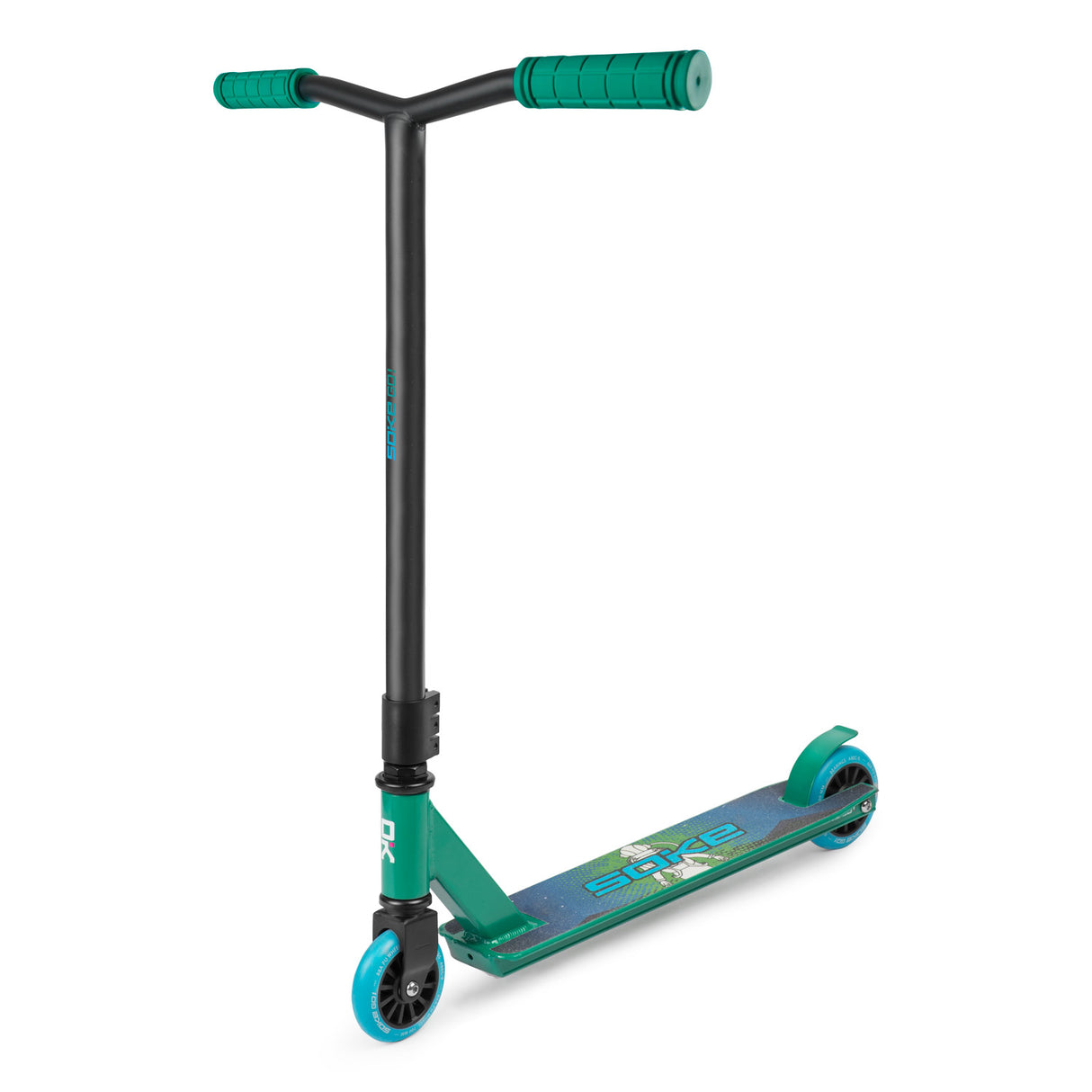 Stuntscooter SOKE GO! grön-blå