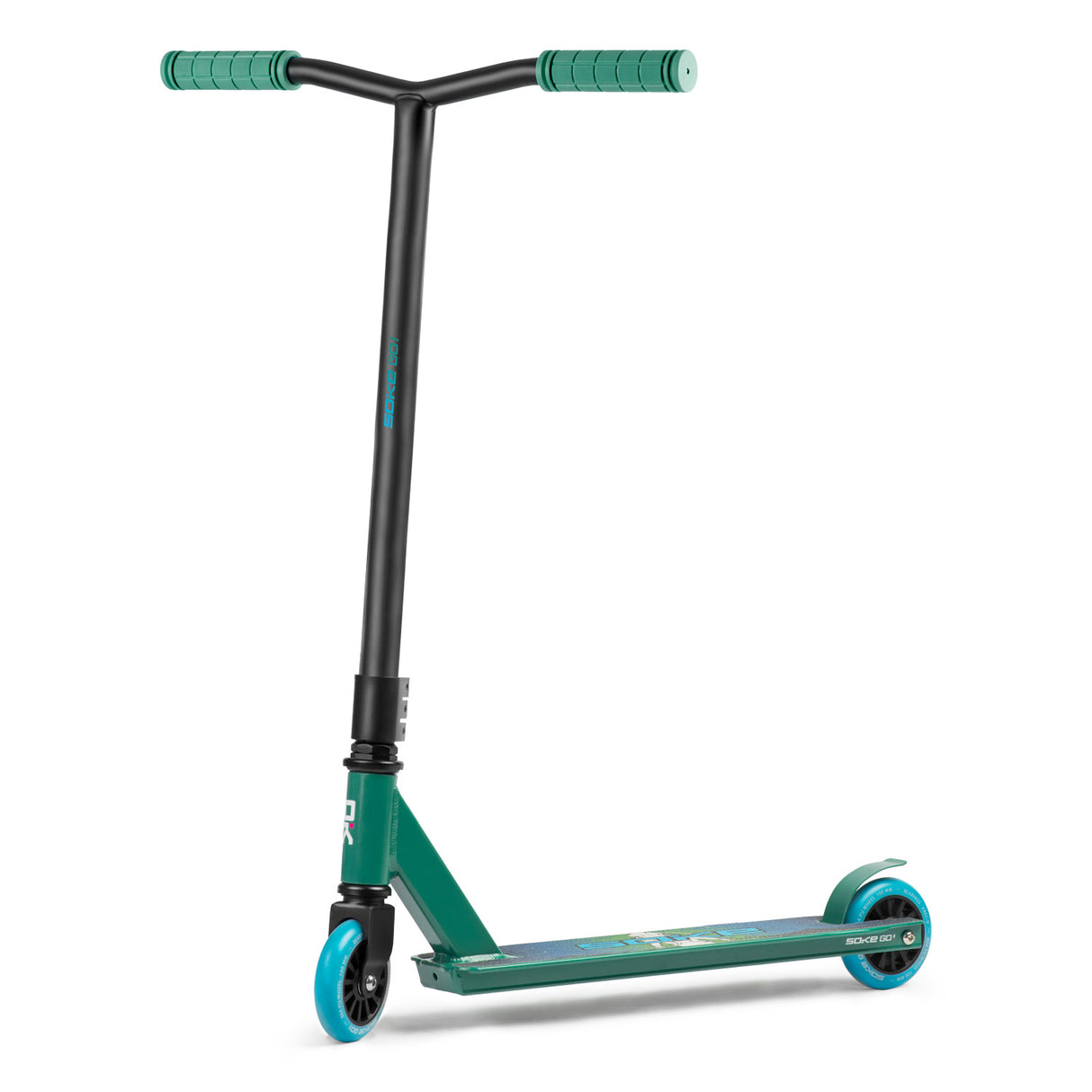 Stuntscooter SOKE GO! grön-blå