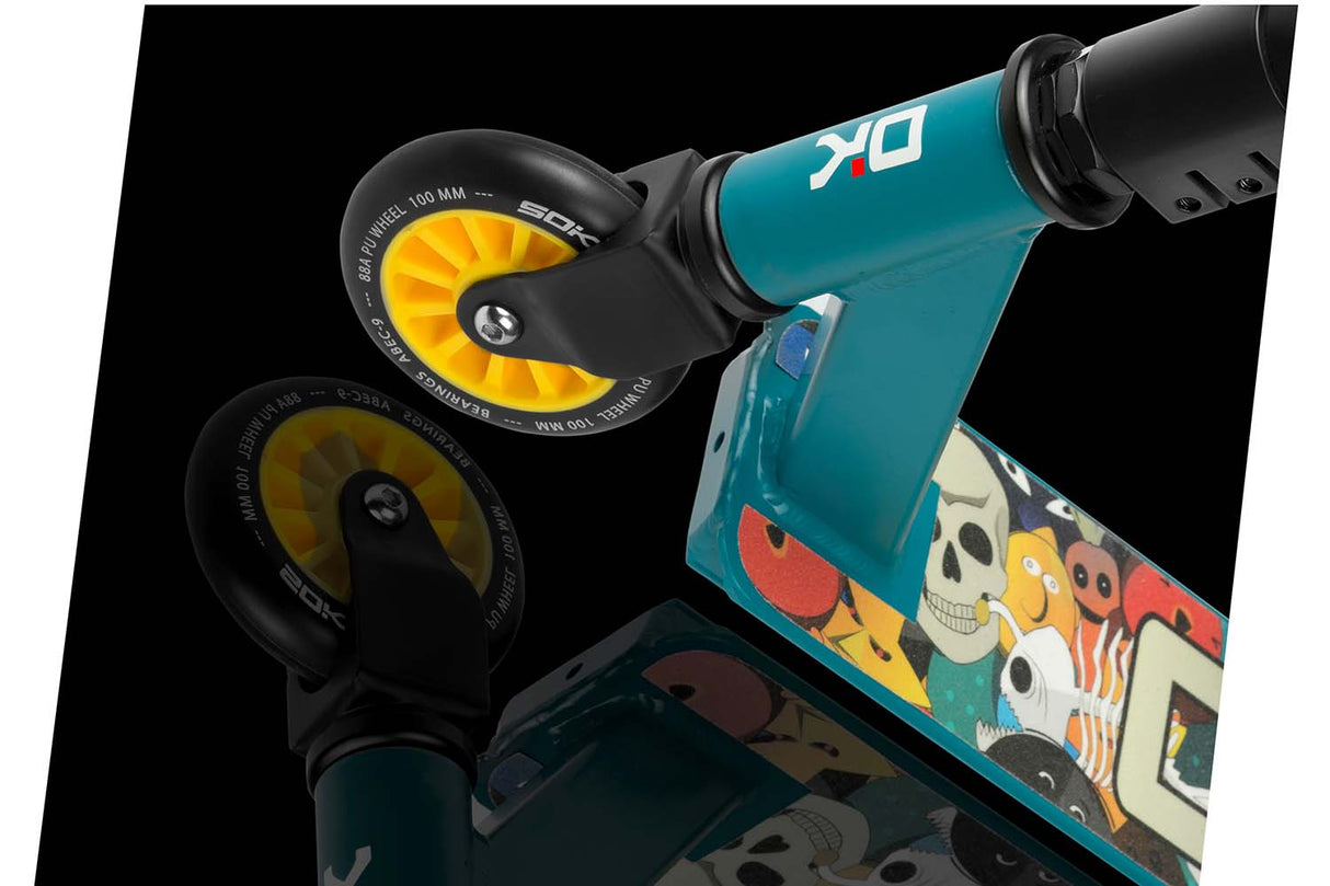 Stuntscooter SOKE GO! blå-gul