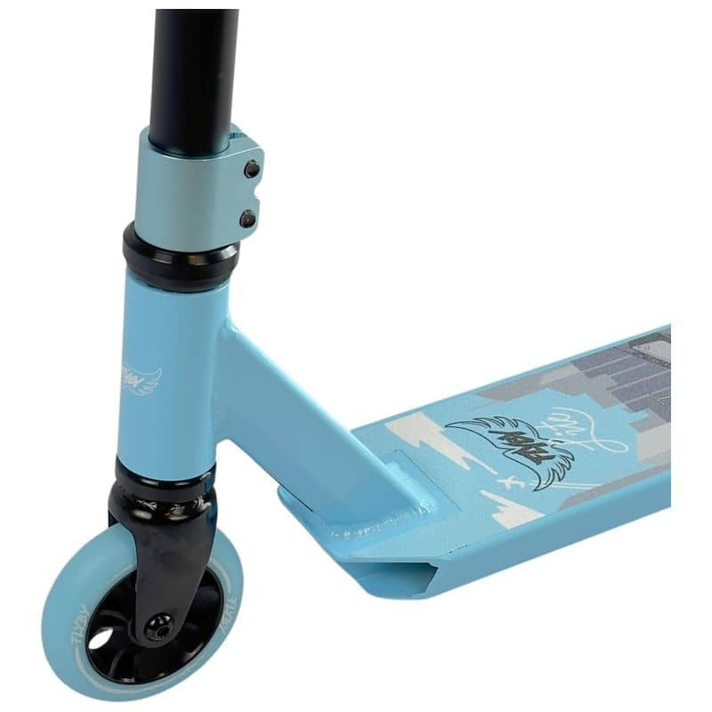 Stuntscooter FLYBY Lite V2 Complete Pro Scooter Svart/Blå