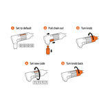 Cable lock AXA RESOLUTE C12-65