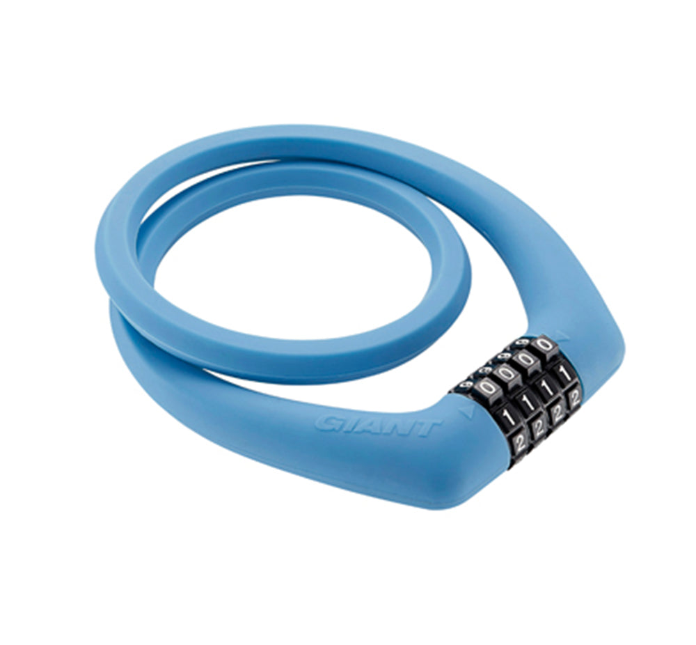 Kabellås GIANT SURELOCK RUBBER Sky Blue, blå