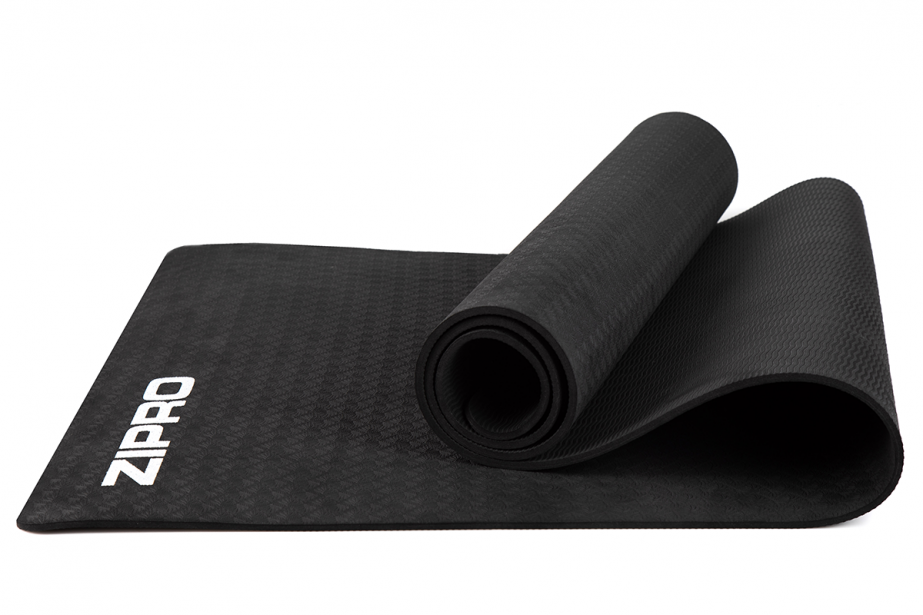 Gymnastikmatta ZIPRO Training Mat 4mm, svart