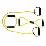 TUNTURI Tubing Set med grepp, lätt, gul