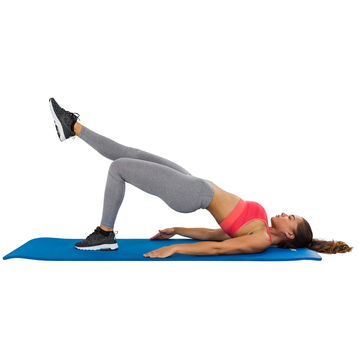 Gymnastikmatta TUNTURI Fitnessmat NBR, blå
