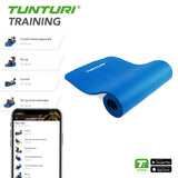 Gymnastikmåtte TUNTURI Fitnessmat NBR, blå