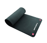Træningsmåtte Yogamåtte TUNTURI Pro 140 cm – Sort