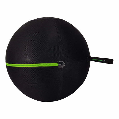 Gymbollbetræk TUNTURI Gymball Cover 75cm, med grøn lynlås