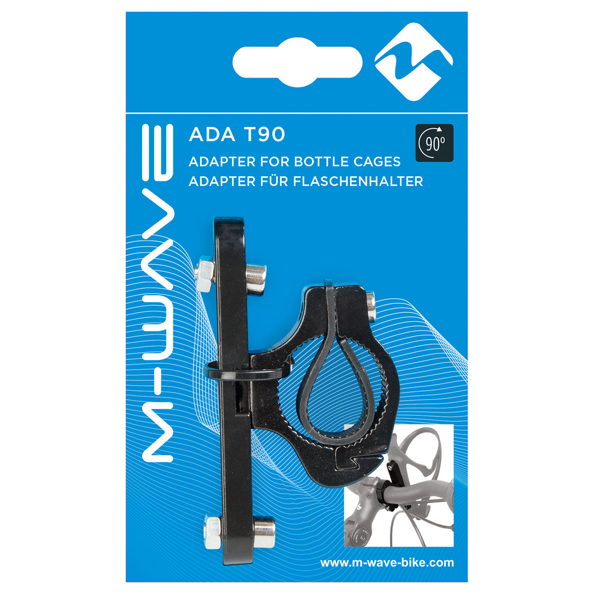 Adapter til M-Wave drikkeflaske, sort