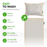 Akupunkturmatta och kudde TUNTURI PRO Akupressurmatta och kudde, beige