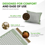 Akupressurmadrass och kudde TUNTURI PRO Akupressurmadrass och kudde, Mint