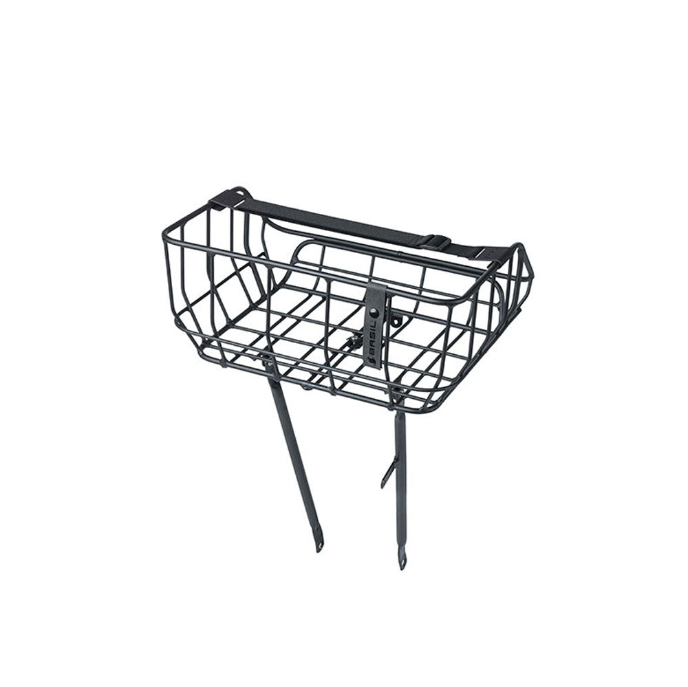 Cykelkurv/bagagebærer BASIL PORTLAND, 25 l, mat sort