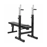 Bänkpress BLACK Skivstång Curlstång Hantelset Golv 100kg