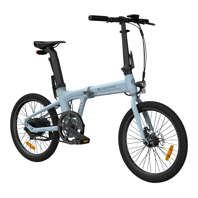 Hopfällbar elcykel ADO A20 AIR, blå