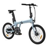 Hopfällbar elcykel ADO A20 AIR, blå