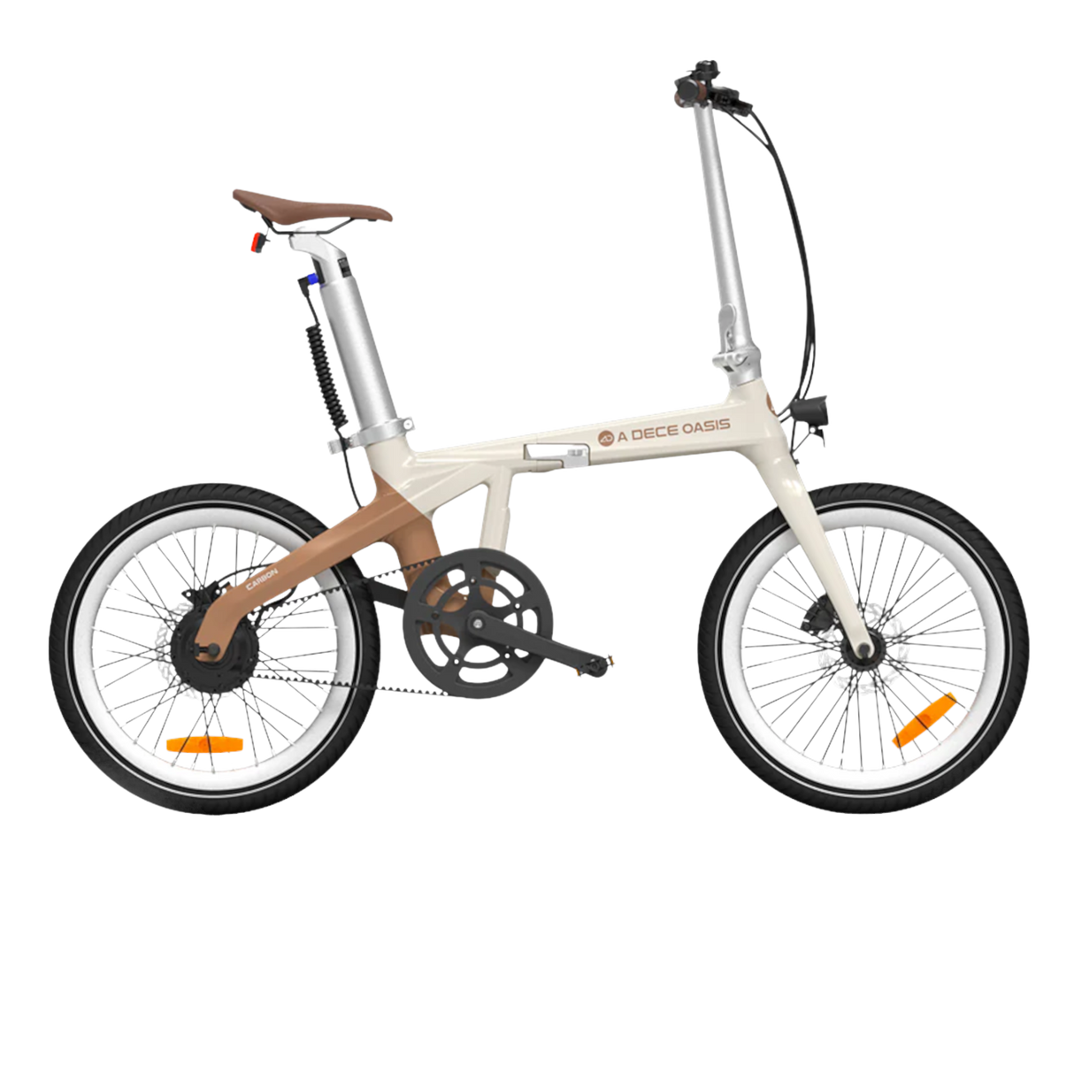 Elcykel ADO A20 Carbon, Amble Latte