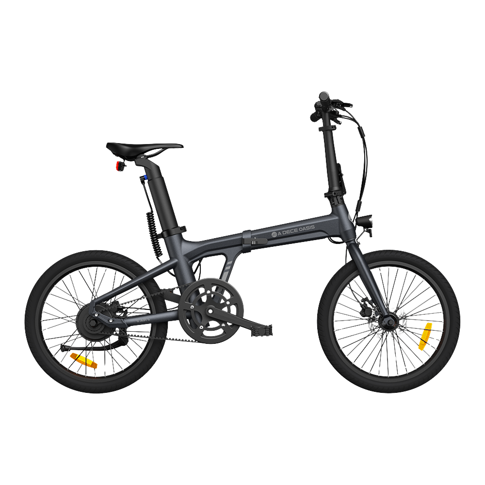 Hopfällbar elcykel ADO A20 AIR, grå